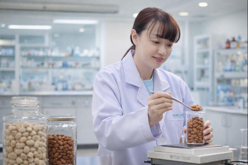 นมถั่วธัญพืช ไฟเบอร์สูง แมคเกรนต้า