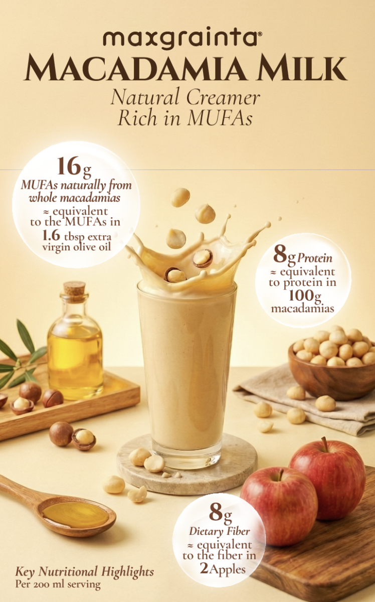 Maxgrainta Sterilized Macadamia Nut Milk